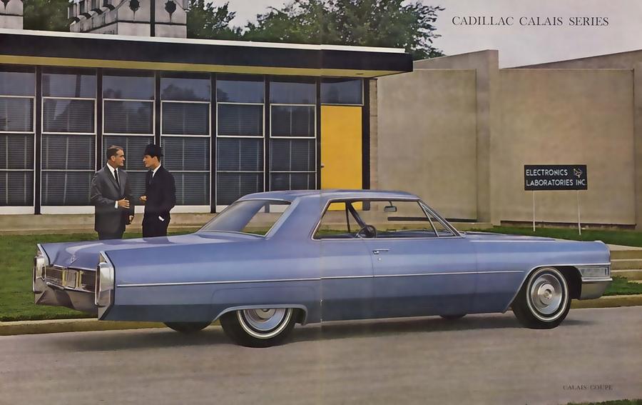 1965 Cadillac de Ville Calais Photograph by Vintage Collectables