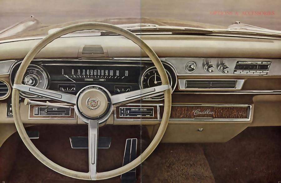 1965 Cadillac de Ville dash Photograph by Vintage Collectables