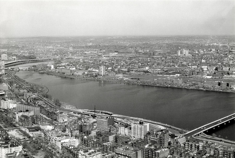 1965 Cambridge and Boston Panorama Photograph by Historic Image