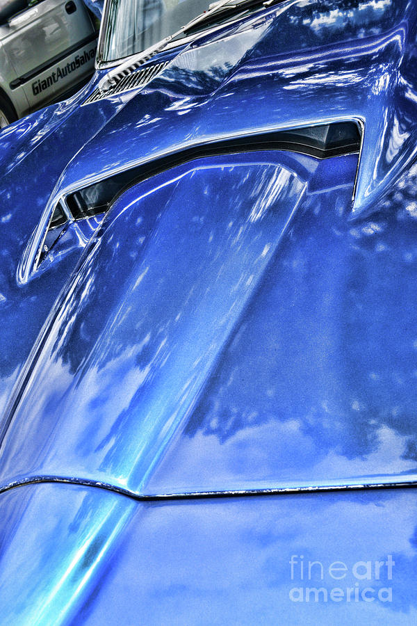 1965 Classic Corvette with Stinger Hood Scoop 1 Photograph by Paul Ward