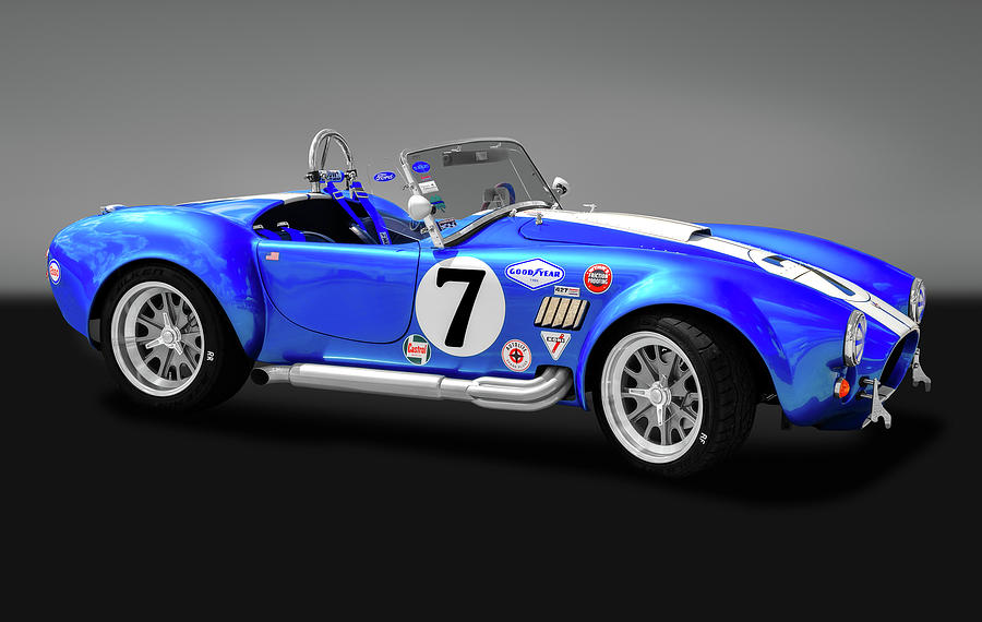 1965 Ford Shelby Cobra  -  1965shelby427cobragry170950 Photograph by Frank J Benz