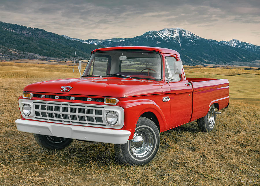 1965 Ford Truck 2 Photograph by Leland D Howard