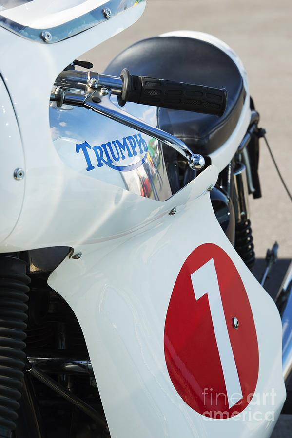 1965 Racing Triumph Photograph by Tim Gainey