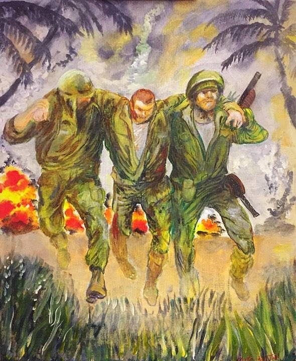 1965 Viet Nam Painting by Mike Benton