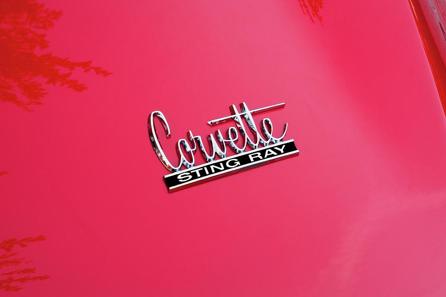 1966 Chevrolet Corvette Emblem 0021 Photograph by Rich Franco