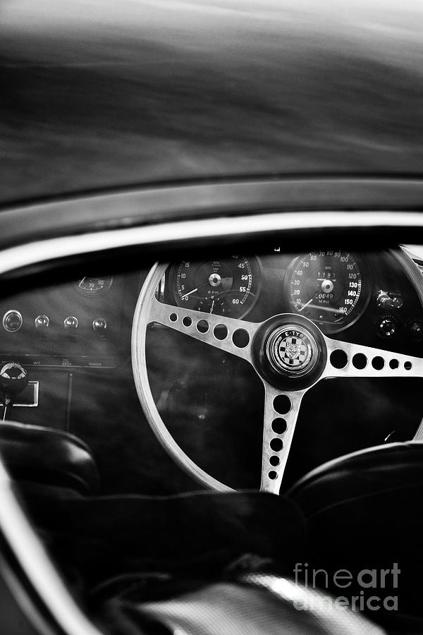 1966 E Type Photograph by Tim Gainey