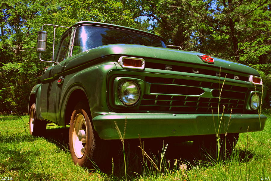 1966 Ford F100 Photograph by Lisa Wooten
