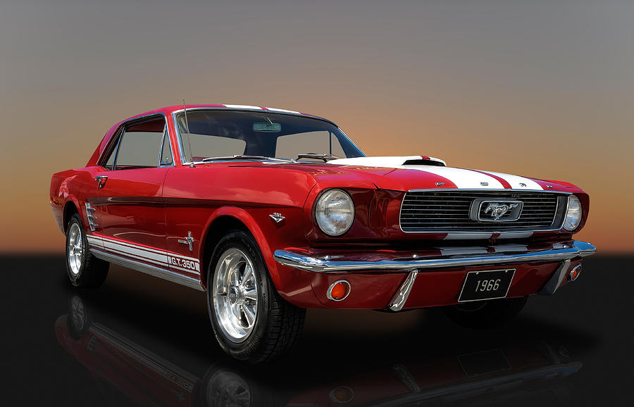1966 Ford Mustang Coupe Photograph by Frank J Benz