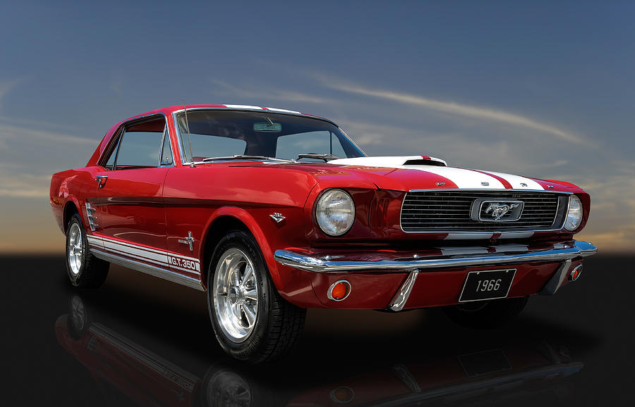 1966 Ford Mustang GT 350 Photograph by Frank J Benz