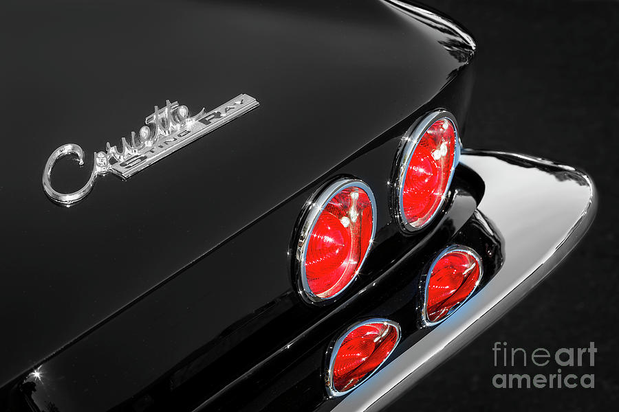 1966 StingRay Taillight Photograph by Dennis Hedberg