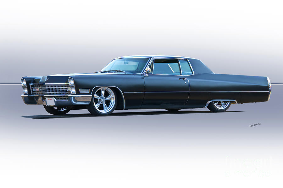 1967 Cadillac Custom Coupe DeVille Photograph by Dave Koontz