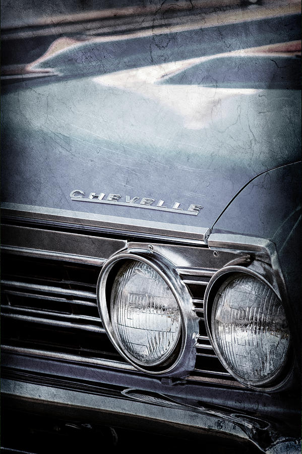 1967 Chevrolet Chevelle SS Super Sport Emblem -0413ac Photograph by Jill Reger