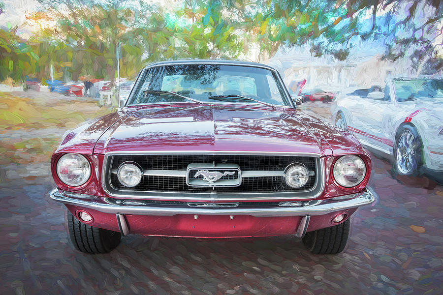 1967 Ford Mustang Coupe c118  Photograph by Rich Franco
