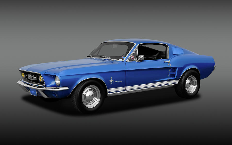 1967 Ford Mustang Fastback 390 Cubic Inch  -  1967FDMUSTFASTFA170253 Photograph by Frank J Benz