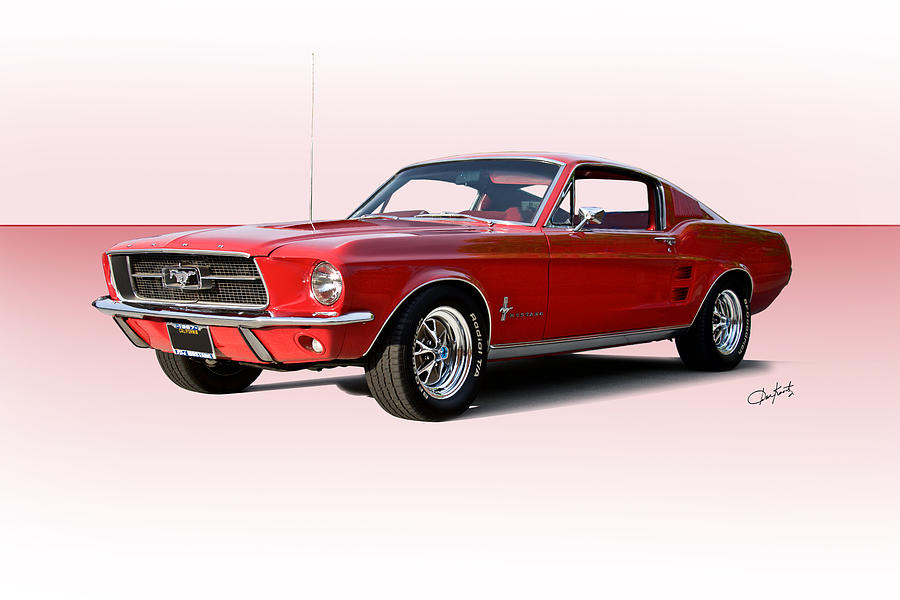 1967 Ford Mustang Fastback Photograph by Dave Koontz