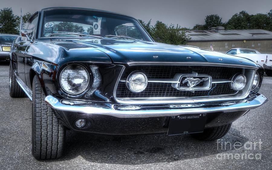 Car Photograph - 1967 Ford Mustang by Vicki Spindler