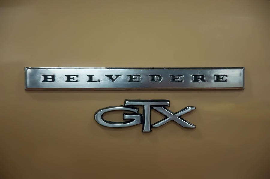 Belvedere Photograph - 1967 Plymouth Belvedere GTX front quarter pannel by Flees Photos