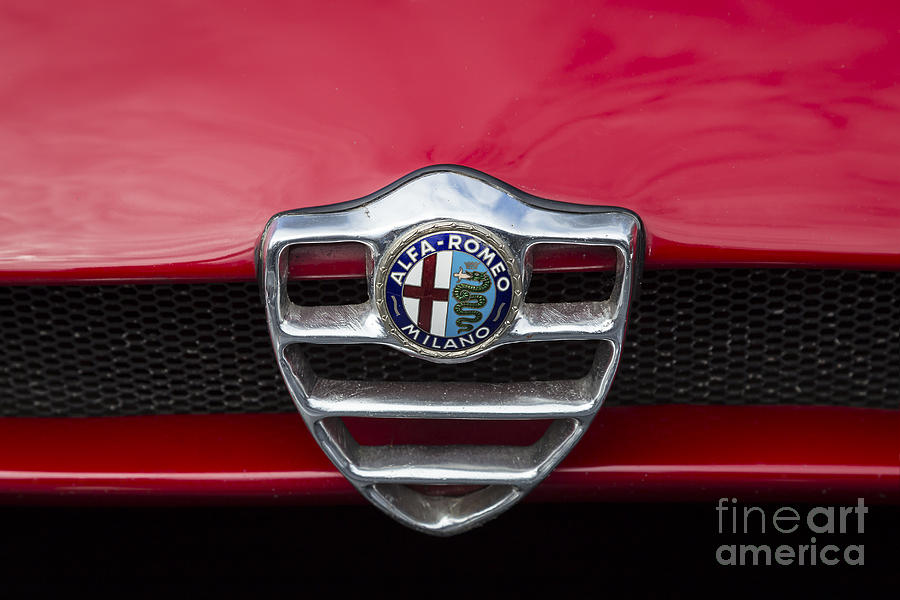 1968 Alfa Romeo Tipo 33 Grille Photograph by Dennis Hedberg