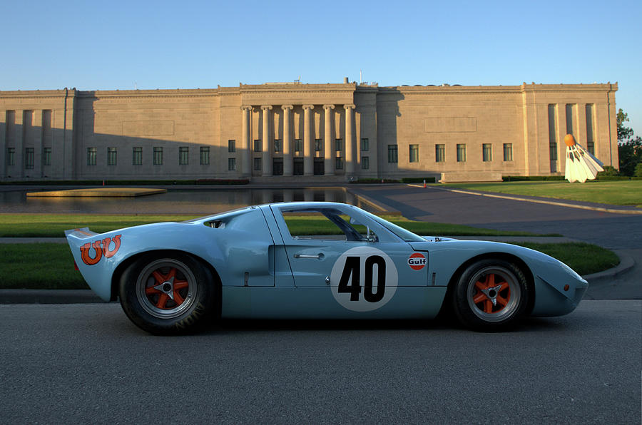 1968 Ford GT40 Gulf Miarage Coupe Photograph by Tim McCullough