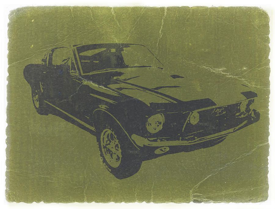 Car Photograph - 1968 Ford Mustang by Naxart Studio