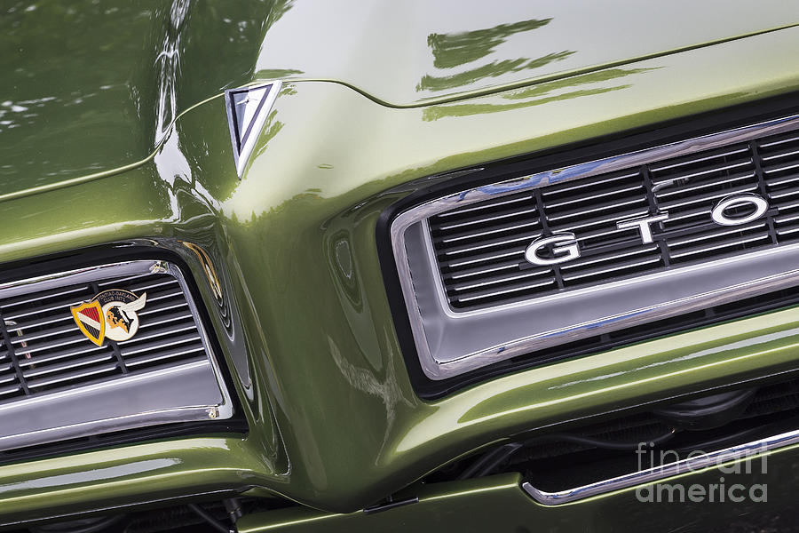 1968 GTO Grille Photograph by Dennis Hedberg
