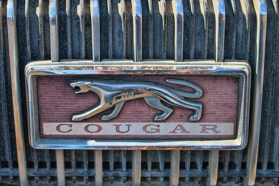 1968 Mercury Cougar Emblem Photograph by Kristia Adams