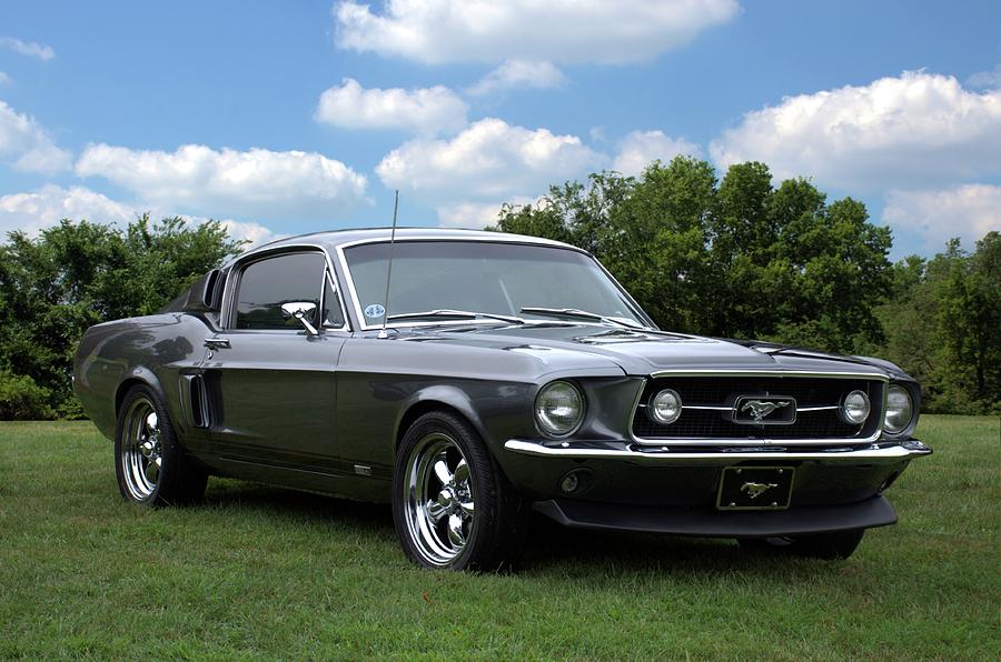 1967 Mustang Fast Back Photograph by Tim McCullough