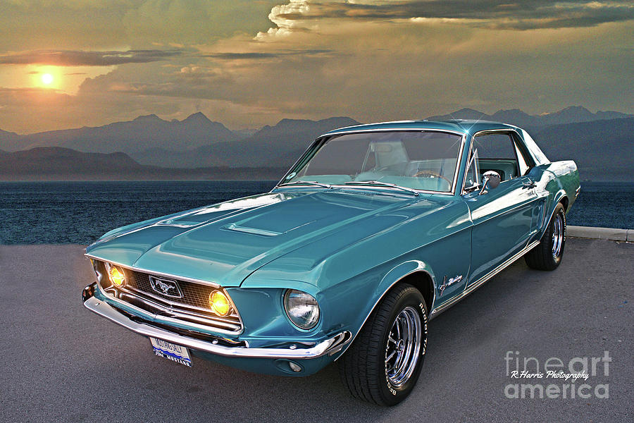 1968 Mustang Hardtop Photograph by Randy Harris