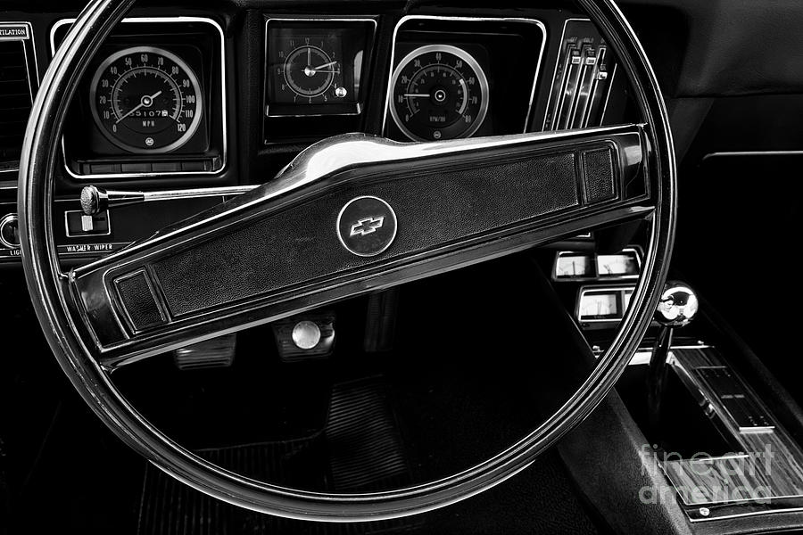1969 Camaro Interior Photograph by Dennis Hedberg