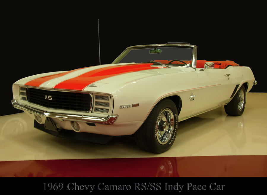 1969 Chevy Camaro RS/SS Indy pace Car Photograph by Flees Photos