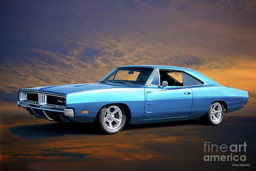 1969 Dodge Charger RT Iconic Muscle Photograph by Dave Koontz