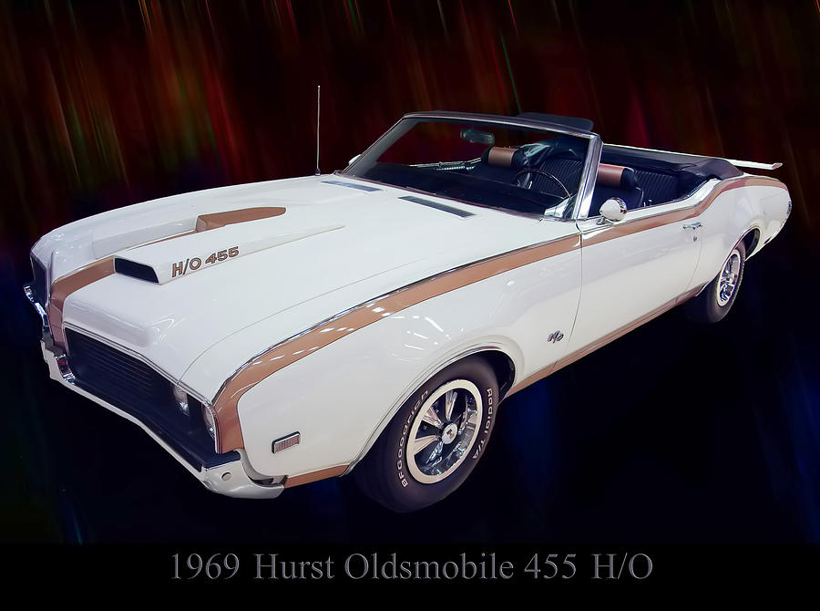 1969 Hurst Oldsmobile 455 Ho Convertible Digital Art by Chris Flees