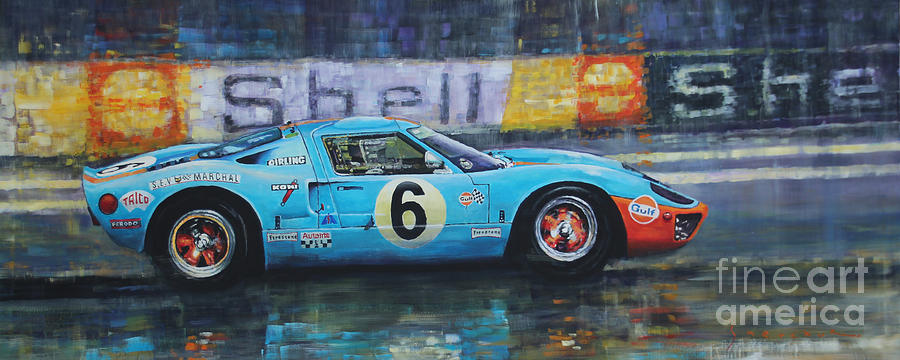 1969 Le Mans 24 Ford GT40 Jacky Ickx Jackie Oliver winner by Yuriy Shevchuk