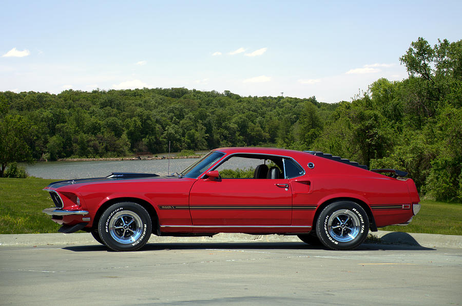 1969 Mustang Mach 1 Photograph by Tim McCullough