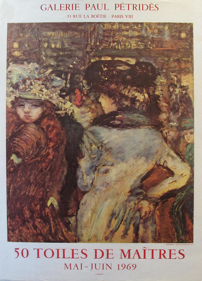 Pierre newest Bonnard original art poster