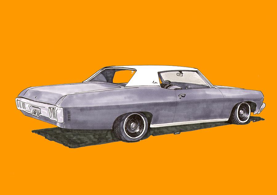 Chevrolet Impala Painting by Jack Pumphrey