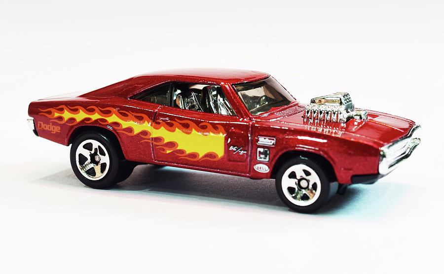 Car Painting - 1970 Dodge Charger R/T Toy Car by Stephen Humphries