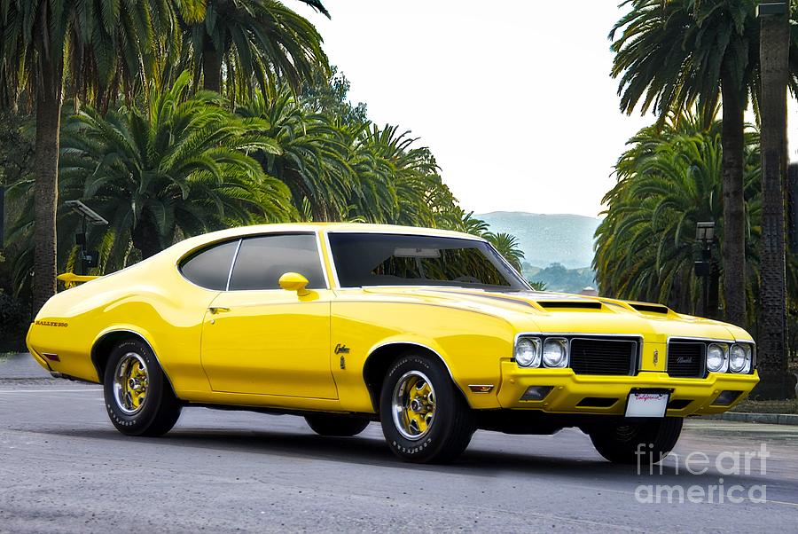 1970 Oldsmobile 'Rallye 350' Cutlass Photograph By Dave Koontz - Pixels