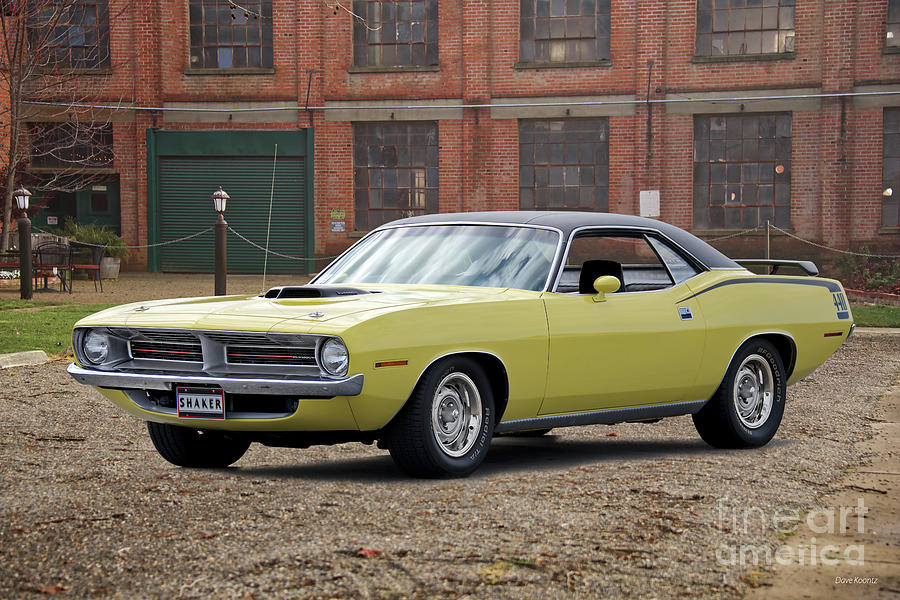 1970 Plymouth Barracuda 440-6 Photograph by Dave Koontz