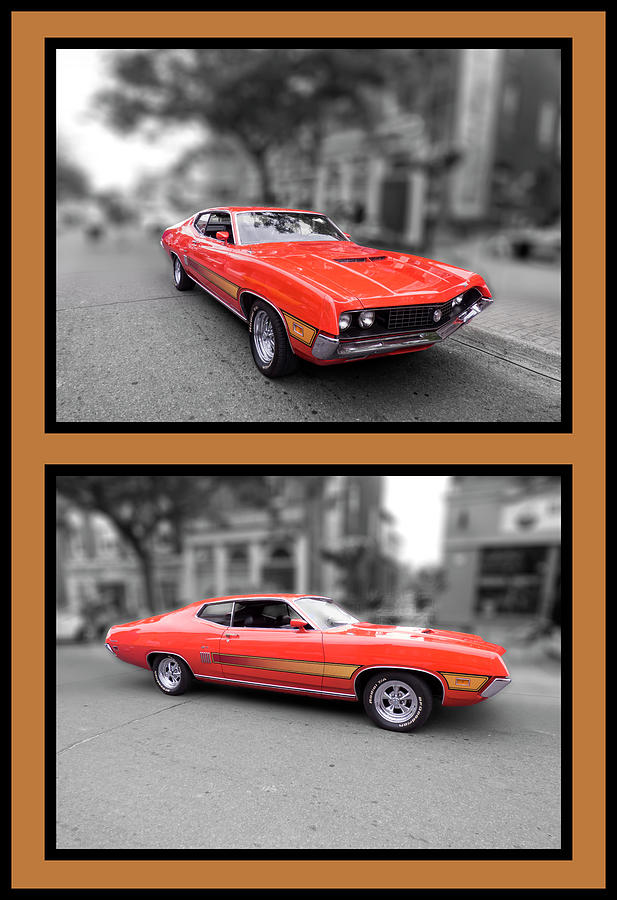 1970 Torino GT Vertical Photograph by Leslie Montgomery