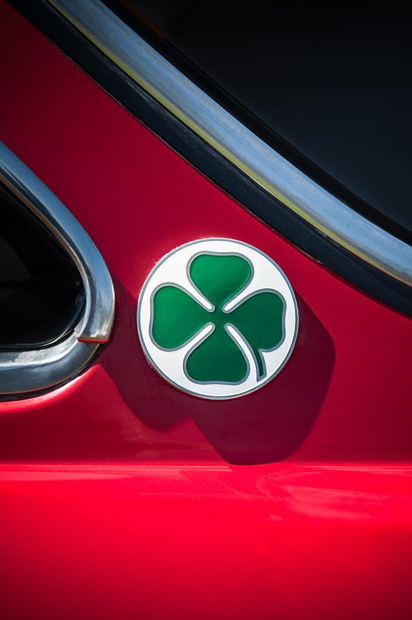 1971 Alfa Romeo Side Emblem -1755c Photograph by Jill Reger