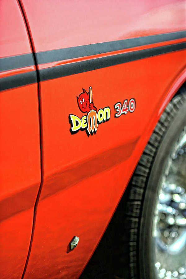1971 Dodge Demon - Hemi Orange Photograph by Gordon Dean II