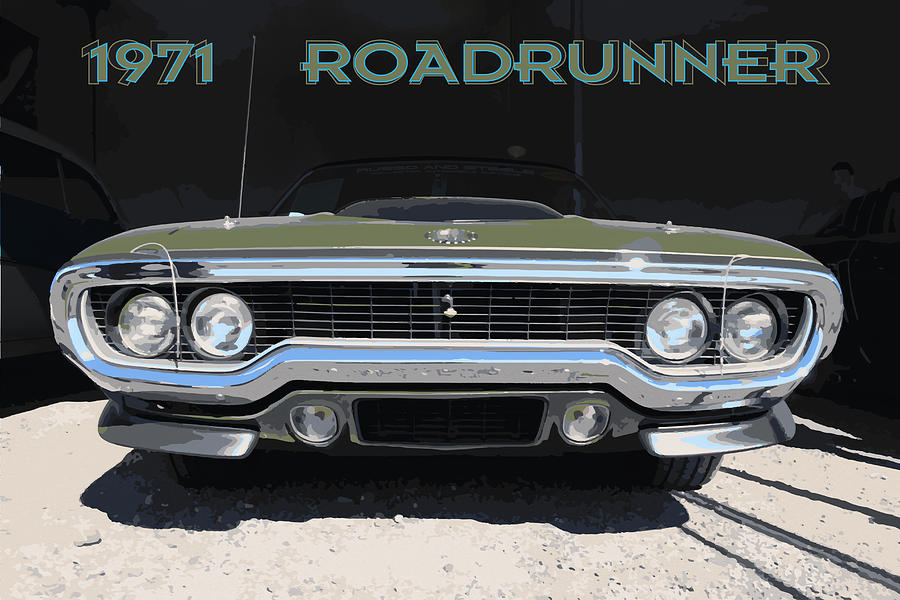 1971 Roadrunner Drawing by Darrell Foster