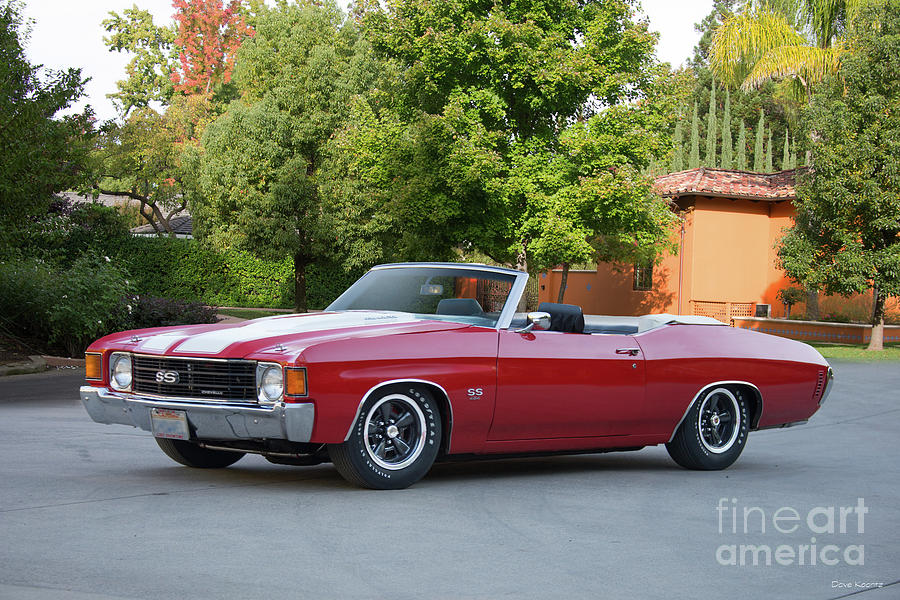 1972 Chevelle SS454 Convertible Photograph by Dave Koontz