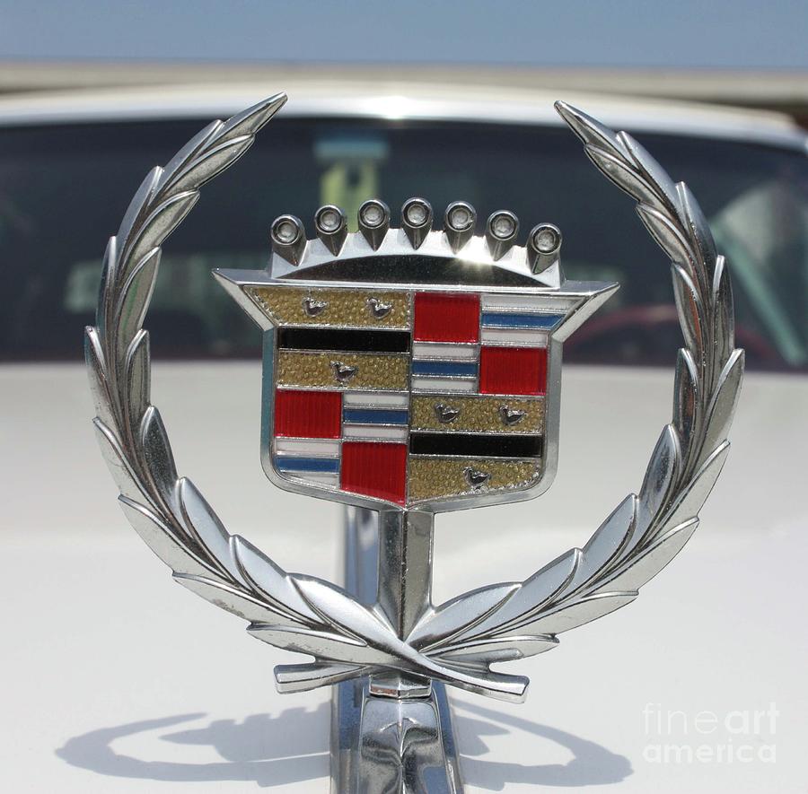 1973 Cadillac Coupe De Ville Hood Ornament Photograph by John Telfer