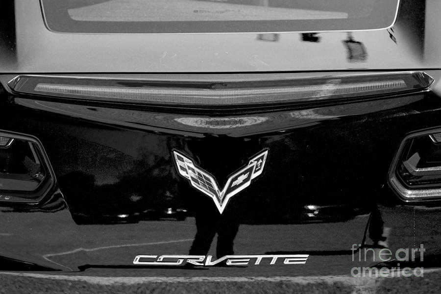 1974 Chevrolet Corvette Sepia Rear End photograph 3473.01 Photograph by M K Miller