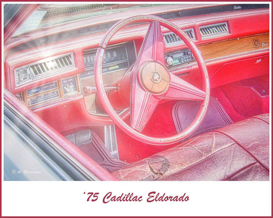 1975 Cadillac Eldorado Digital Art by A Macarthur Gurmankin