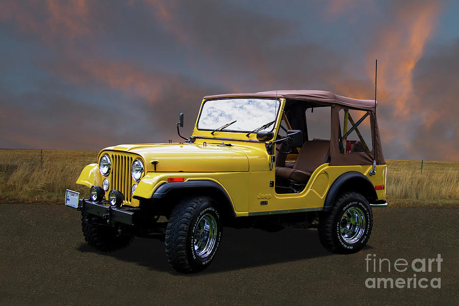 1975 CJ5 Jeep Photograph by Nick Gray - Fine Art America