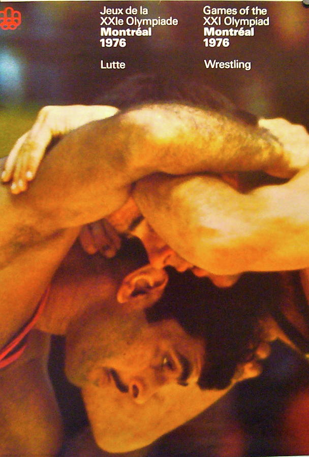 save olympic wrestling poster