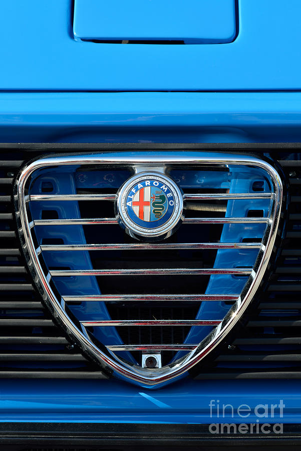 1977 Alfa Romeo A12 badge Photograph by George Atsametakis